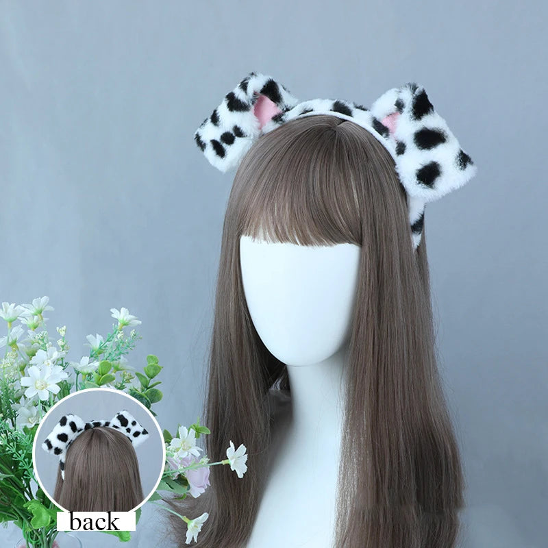 Cute Plush Antler Headband Lolita Deer Ears Cosplay Accessory For Women 🦌🎀