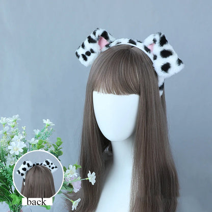 Cute Plush Antler Headband Lolita Deer Ears Cosplay Accessory For Women 🦌🎀