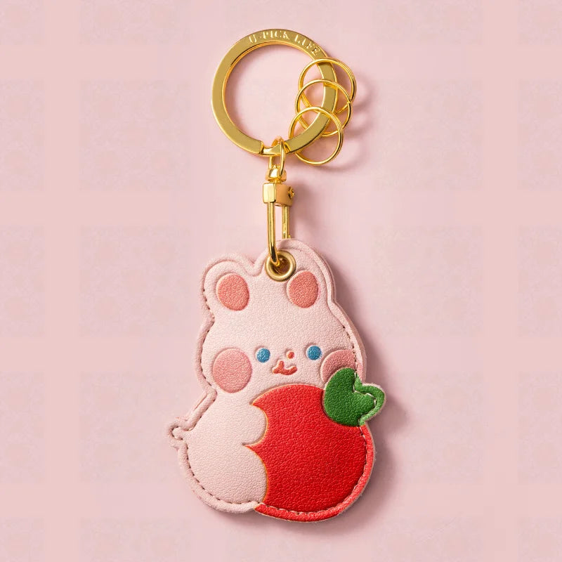Kawaii Animal Keychain Set 🐰🐼 | Adorable Rabbit & Panda Charms for Bags & Keys 🌟✨