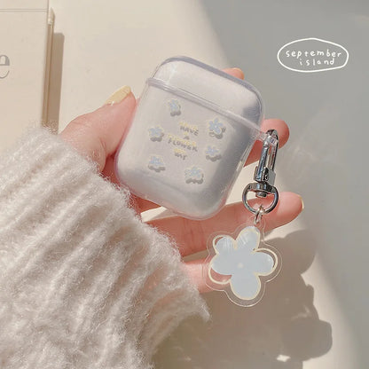 ✨ Cute Bear AirPods Case 🐻 - Soft Silicone Cover with Keychain for All Models! 🎧💖 - Pixie Quill