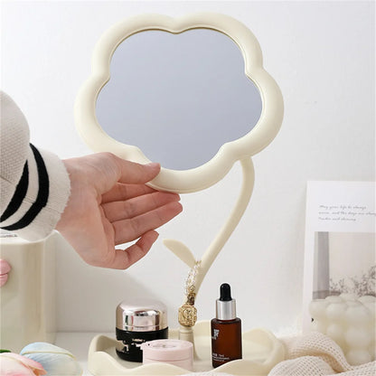 🌻 Kawaii Sunflower Makeup Mirror - Adorable Desktop Beauty & Jewelry Holder for Girls 🌸