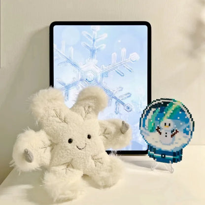 Winter Snowflake Plush Toy Soothing Christmas Doll Gift For Girlfriend ❄️🧸🎁
