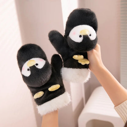 Kawaii Capybara Plush Glove Penguin Toy 🐧✨ - Adorable KAPIBARA Internet Star Stuffed Animal Gift! 🐾💖