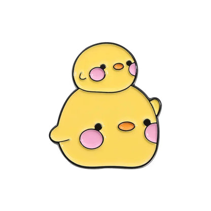 Adorable Kawaii Yellow Duck Enamel Pin 🦆✨ Fun Brooch for Backpacks & Outfits!