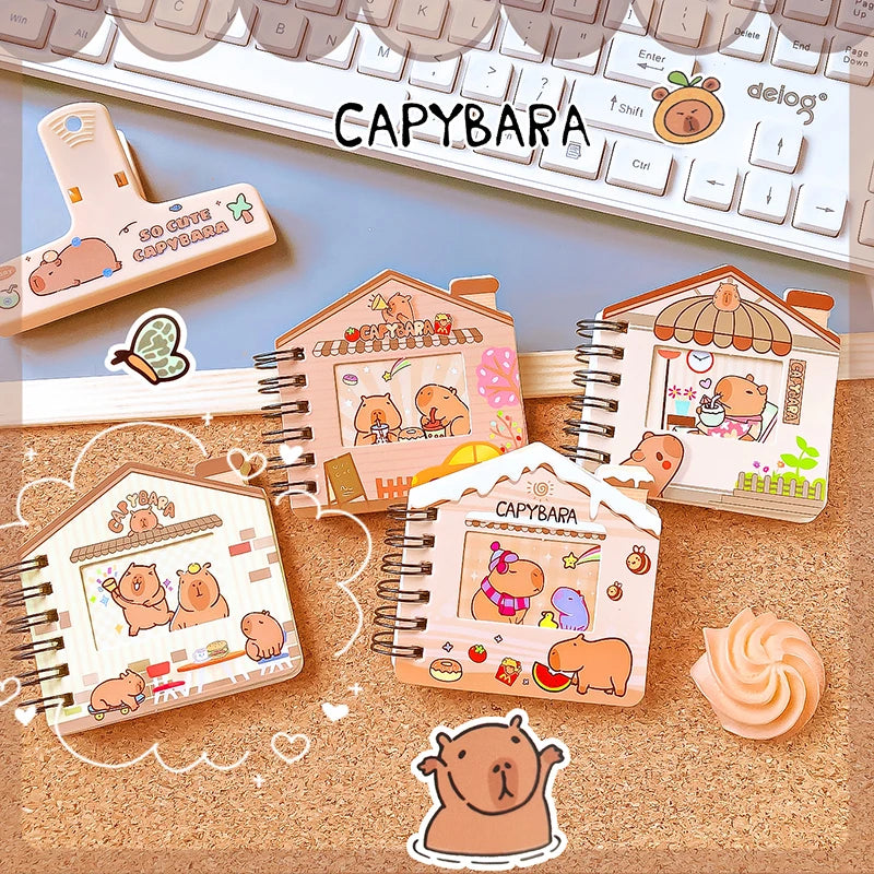 🐾 Adorable Capybara Notebook 📚 - Fun Mini Diary for Kids ✏️✨ - Pixie Quill