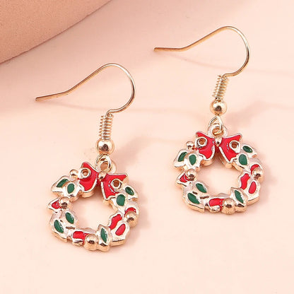 Whimsical Christmas Drop Earrings For Women Tree Deer Santa Dangle Jewelry 🎄✨