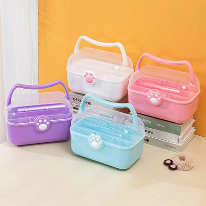 Kawaii Girls' Hair Accessory Organizer 🌟✨ | Cute Headband & Hairpin Storage Box for Kids 🎀💖