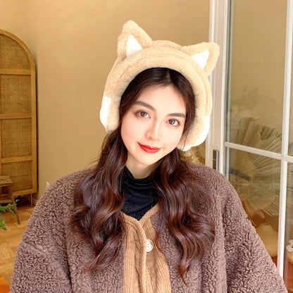 Cozy Kawaii Cat Ear Earmuffs 🐾✨ - Plush Winter Warmth for Stylish Girls!