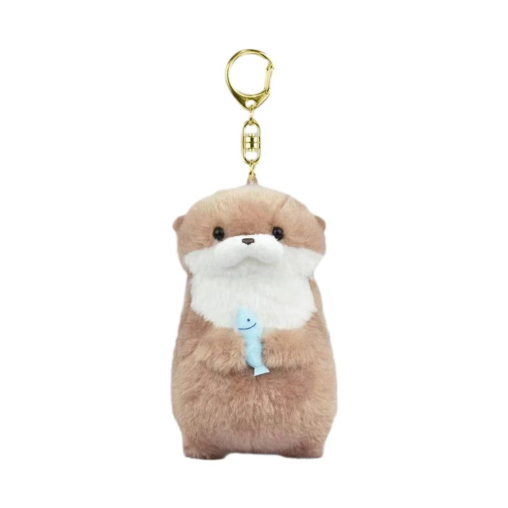 Otterly Adorable Fishy Friends Plush Keychain 🦦💖🐟 | Perfect for Your Bag & Gifting! 🎁✨ - Pixie Quill