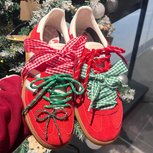 Colorful Lattice Shoelaces For Sneakers DIY Decoration 100cm 120cm 👟✨