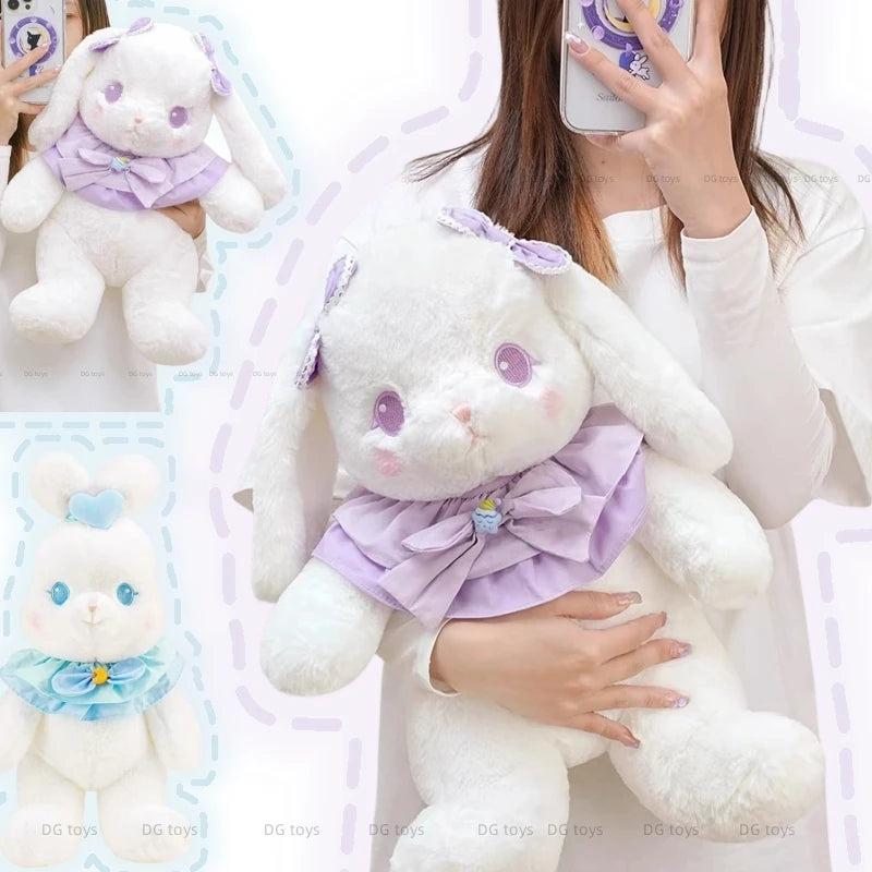 Adorable Bunny Bear Plushie 🐰✨ - Soft Cuddly Throw Pillow for Kids 🎁💕