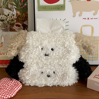 Cute Tissue Box Organizer With Creative Drawing Paper Box For Kitchen Dorm 🧻✨
