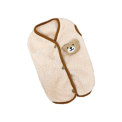 ❄️ Snug & Cute Pet Fleece Vest 🐾 Plush Sweater for Chilly Adventures! 🌟 Perfect for Tiny Paws! 🐶❤️