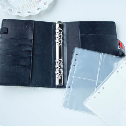 Charming A5 Kpop Photocard Binder Refillable Journal Faux PU Leather Star Idol 📘