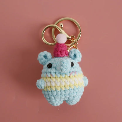 Bear Couple Keychains Crochet Duo For Keys And Bags Cute Handcrafted Charms 🧶🐻