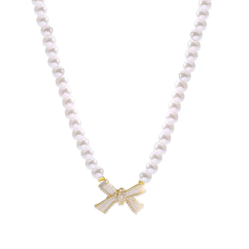 ✨Charming Pearl Planet Choker 💖 Heart Pendant Y2K Vibe 🌟 Trendy Hip Hop Jewelry for Cool Girls