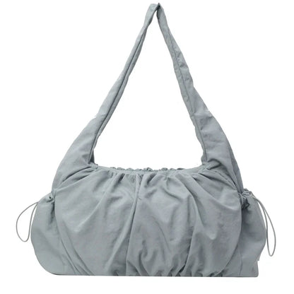 Kawaii Chic Nylon Pleated Crossbody Bag 🎀✨ | Trendy Women's Tote with Large Capacity - Perfect for Casual Adventures! 👜💕