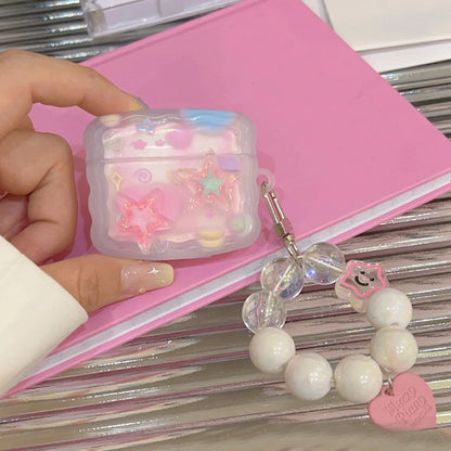 ✨ Adorable 3D Starry AirPods Case 🎶 Cute & Stylish Protection! 🎧💖 - Pixie Quill
