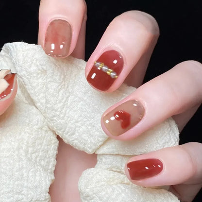 Cute Kawaii Bunny Press-On Nails 🐰✨ | 24 Pcs Full Coverage Acrylic Nail Art Set 🎨 | Reusable & Adorable Fake Nails with Tools! 💅🌸