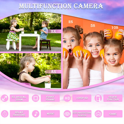 Adorable Unicorn Mini Kids Camera 🌈📸 - Capture Childhood Magic in 1080p HD!