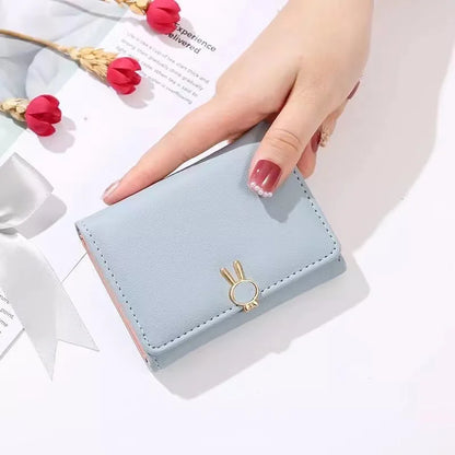 ✨ Kawaii Bunny Wallet 🐰 | Cute PU Leather Clutch for Girls & Students 🌸💖