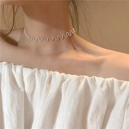 Kawaii Gold Pearl Choker Necklace 🌟✨ | Trendy Beads Chain for Girls 🌸💕 | Gothic Style Jewelry for Parties!