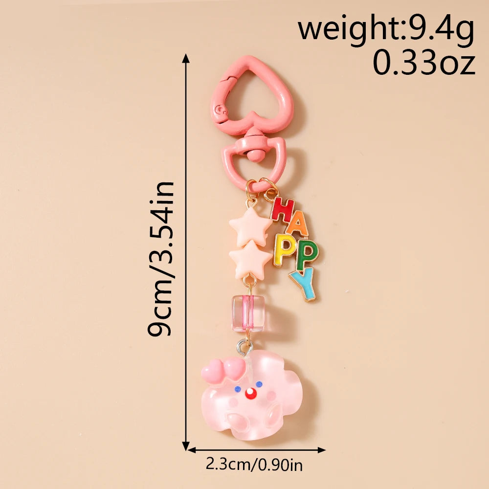 Charming Clouds Keychain Charm For Bags And Gifts With Resin Stars 🌟☁️