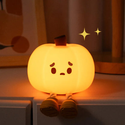 Adorable Kawaii Mushroom LED Night Light 🌙✨ - Cute Rechargeable USB Table Lamp for Nursery & Kids' Rooms 🎉🎁