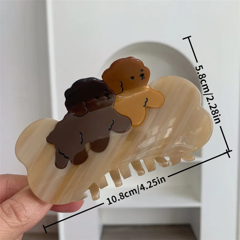 New Double Koalas Hair Clip Cartoon Design Cute Accessory For Girls 💖🐨✨