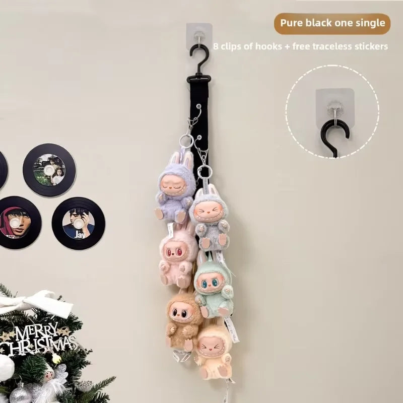 Pastel Plush Doll Wall Shelf and Storage Organizer 🧸🎀