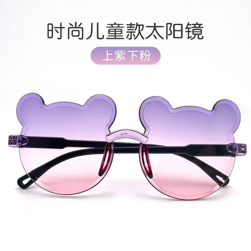 Kawaii Baby Bear Ears Sunglasses 🐻✨ | UV400 Protection for Kids | Adorable Fashion Eyewear for Boys & Girls! 🕶️🌈