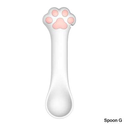 Adorable Pet Paw Spoon & Can Opener 🐾🥫 - Fun Feeding Accessory for Cats & Dogs!