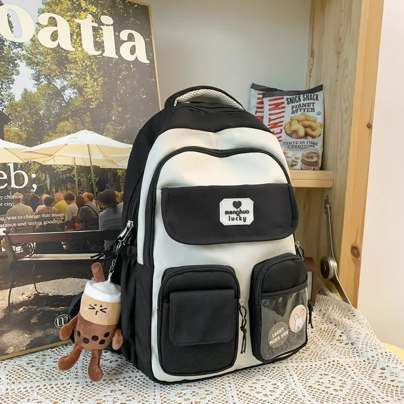 Adorable Kawaii Capybara Backpack 🐾✨ | Spacious, Waterproof, and Adjustable for Students! 🎒