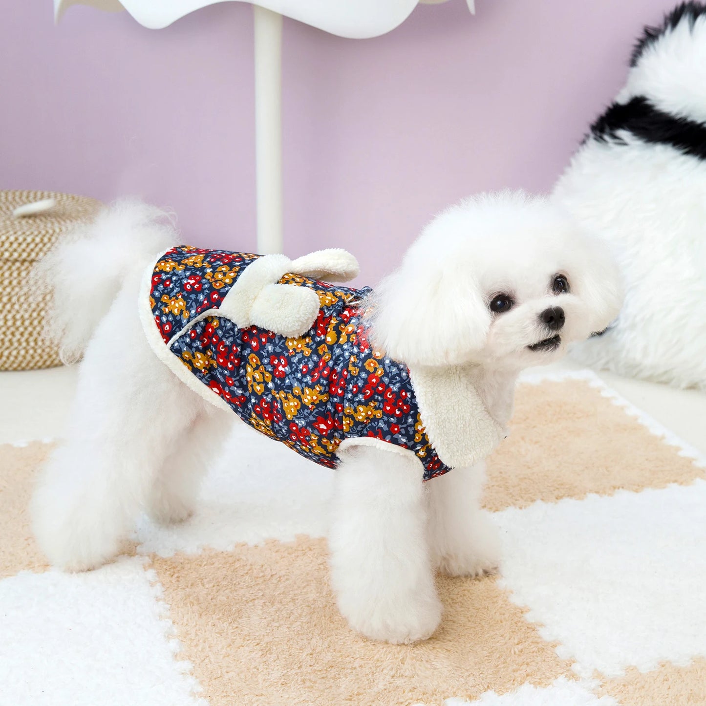 Cozy Pup Winter Coat ❄️🐾✨ for Snuggly Small & Medium Dogs - Adorable Jacket for Chihuahuas, Pugs & Teddies!
