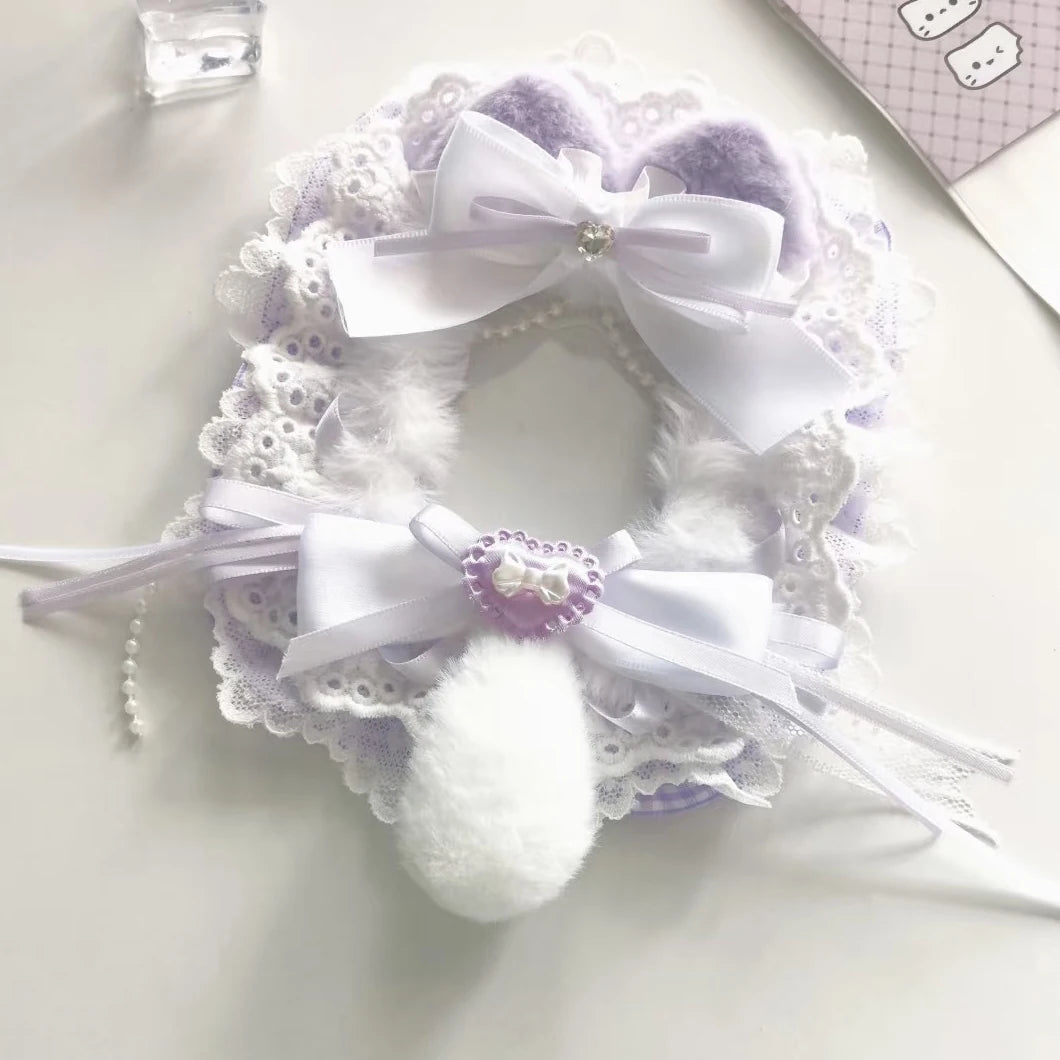 Pink Plush Card Holder With Angel Wings 💗🪽 Ita Bag Charm Photo Case