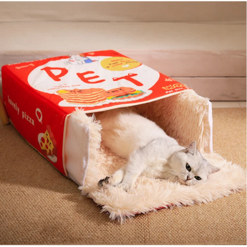 🐾 Cozy Cat Castle 🍪 Snuggle Box for Feline Friends 🐈‍⬛ Plush Retreat & Playhouse