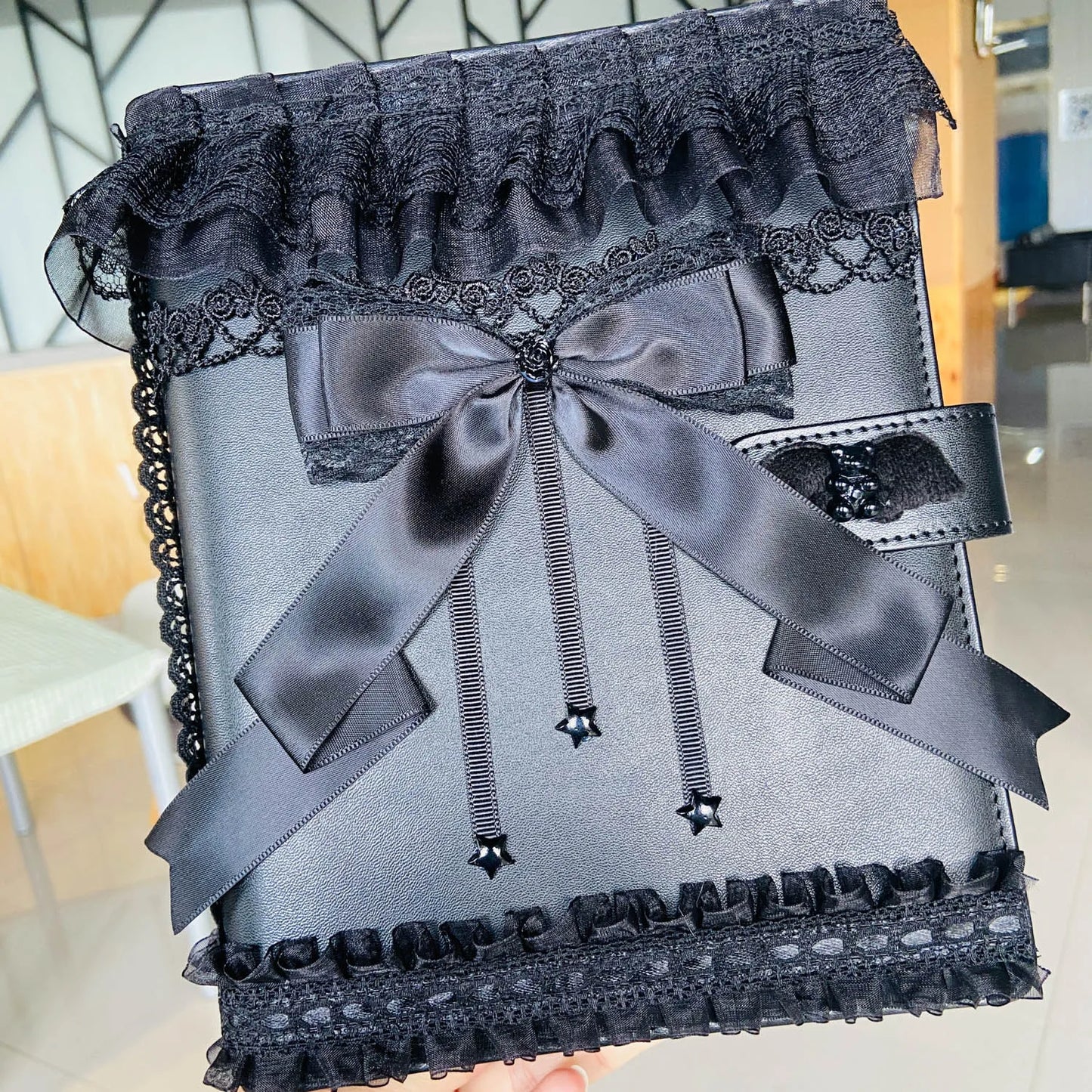 A5 Lace Photo Card Binder For Kpop Idol Collectors 🎀✨ Anime Card Album