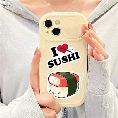 Kawaii Cartoon Sushi PVC Stickers 🍣✨ | 10/30/50PCS Aesthetic Scrapbooking Decor for Kids 🎨💕