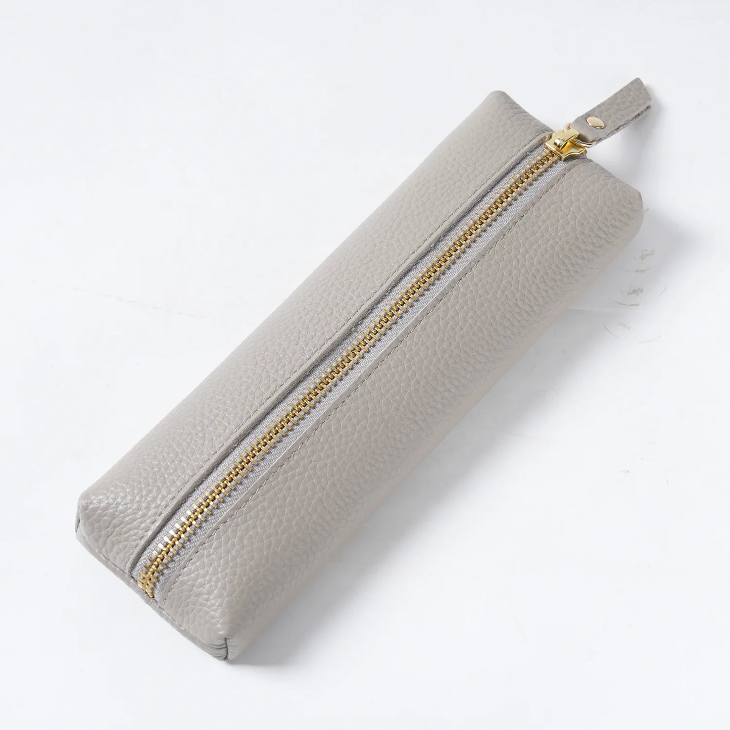 Kawaii Custom Cow Leather Pencil Case ✨🎨 - Adorable Personalized Zipper Bag for Students & Professionals! 🌈🖊️