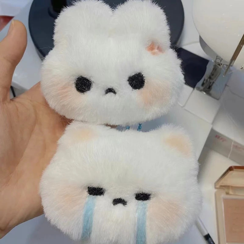 Fluffy Bunny Love Keychain 🐇💖 Sweet Charm for Couples & Cuteness Enthusiasts! 🎉✨ - Pixie Quill