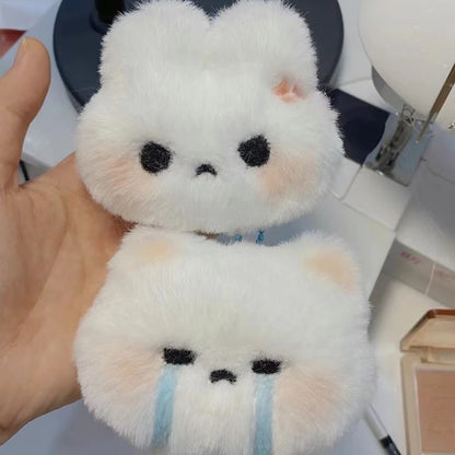 Fluffy Bunny Love Keychain 🐇💖 Sweet Charm for Couples & Cuteness Enthusiasts! 🎉✨ - Pixie Quill