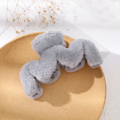 Cute Plush Big Crab Hair Claw Clip 🦀✨ | Perfect for Thick Hair & Playful Ponytails | Adorable Kawaii Hair Accessory for Women! 🎀