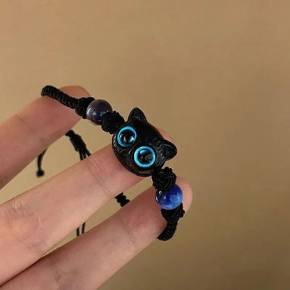 Sweet Cute Animal Cat Dog Paw Flower Bells Pendant Bracelets For Women Girls Simple Cartoon Rabbit Bracelet Friendship Jewelry