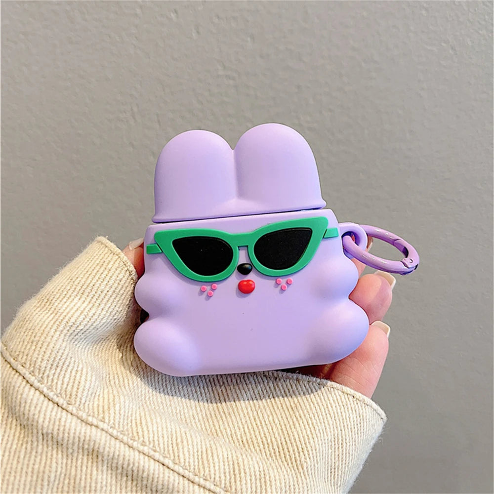 🥰 Adorable 3D Love Heart Robot Silicone Case for AirPods 💖 - Cute & Protective Cover for All Models! 🎧✨ - Pixie Quill