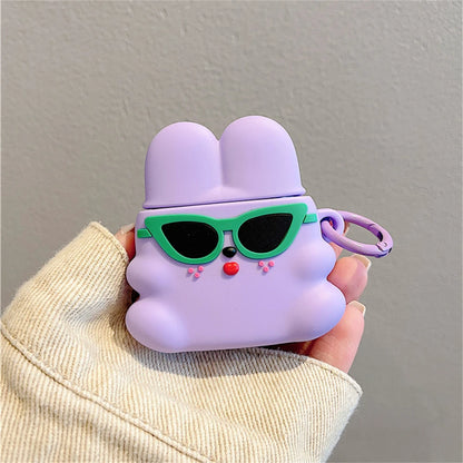 🥰 Adorable 3D Love Heart Robot Silicone Case for AirPods 💖 - Cute & Protective Cover for All Models! 🎧✨ - Pixie Quill