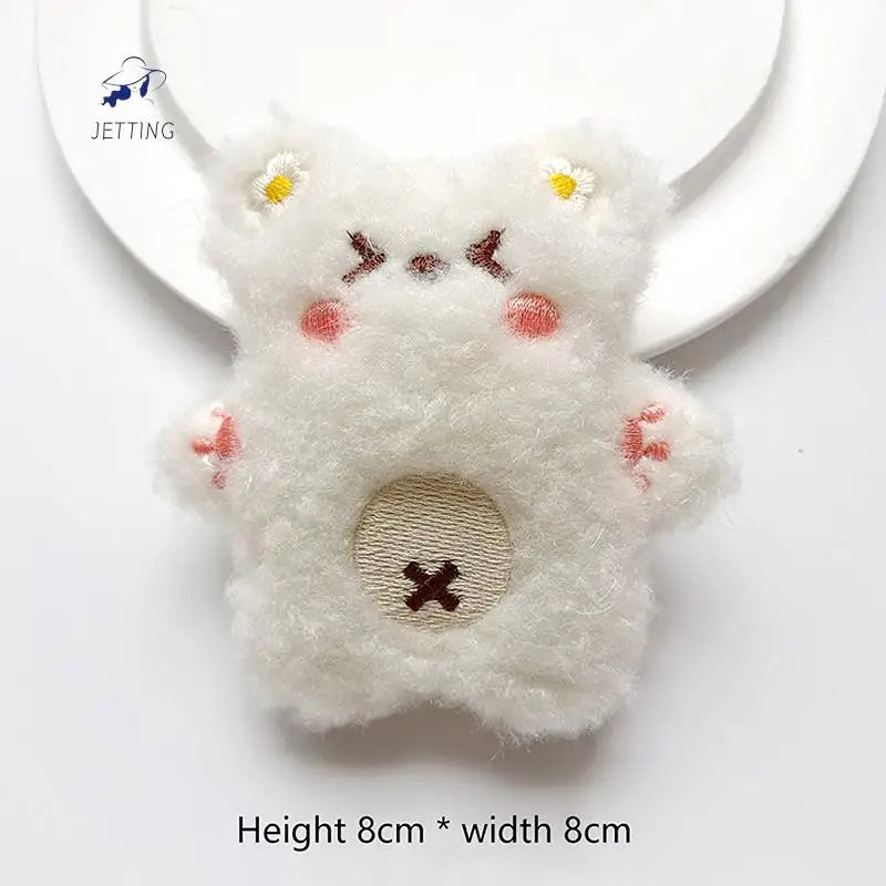 Mini Bear Plushie Keychain 🐻✨ - Adorable Cartoon Charm for Kids' Holiday Cheer! 🎄💕 - Pixie Quill