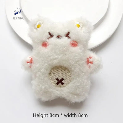Mini Bear Plushie Keychain 🐻✨ - Adorable Cartoon Charm for Kids' Holiday Cheer! 🎄💕 - Pixie Quill