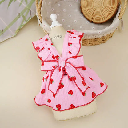 ✨ Adorable Summer Pup Dress 🌸 for Stylish Small Dogs! 🐾✨