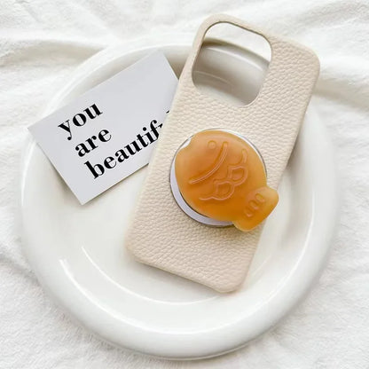 Kawaii 3D Taiyaki Phone Grip 🍡 | Magnetic MagSafe Stand & Socket for iPhone 📱✨