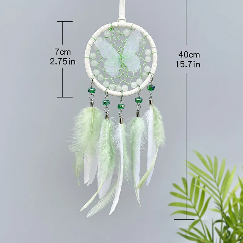 Dream Catcher Butterfly Wind Chimes Car Hanging Ornaments Gift 🪶🦋